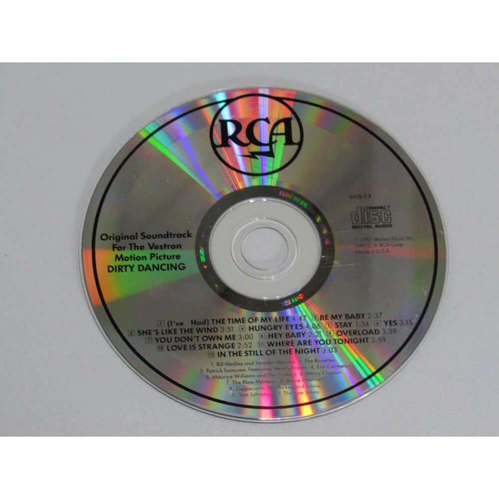 Dirty Dancing Soundtrack CD 1987 RCA Original Motion Picture Pop Rock